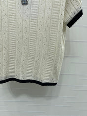 CHANEL 26S SHORT-SLEEVE KNIT TOP 1321