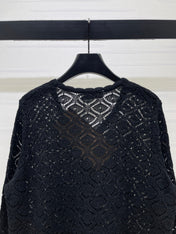 MIUMIU 26S LACE KNIT CARDIGAN 1521