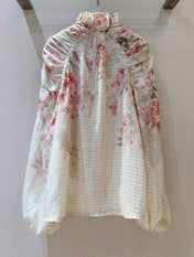 ZIMMERMANN 26S PUFF-SLEEVE SHIRT STYLE 12