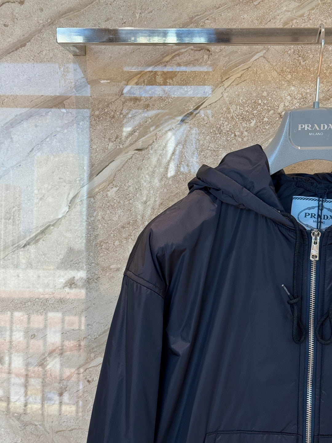PRADA 26S HOODED PADDED JACKET 643