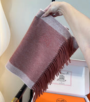 HERMES 25S SCARF 190 IN CASHMERE 854634
