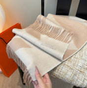 HERMES 25S SCARF 190 IN CASHMERE 987694