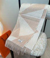 HERMES 25S SCARF 190 IN CASHMERE 987694