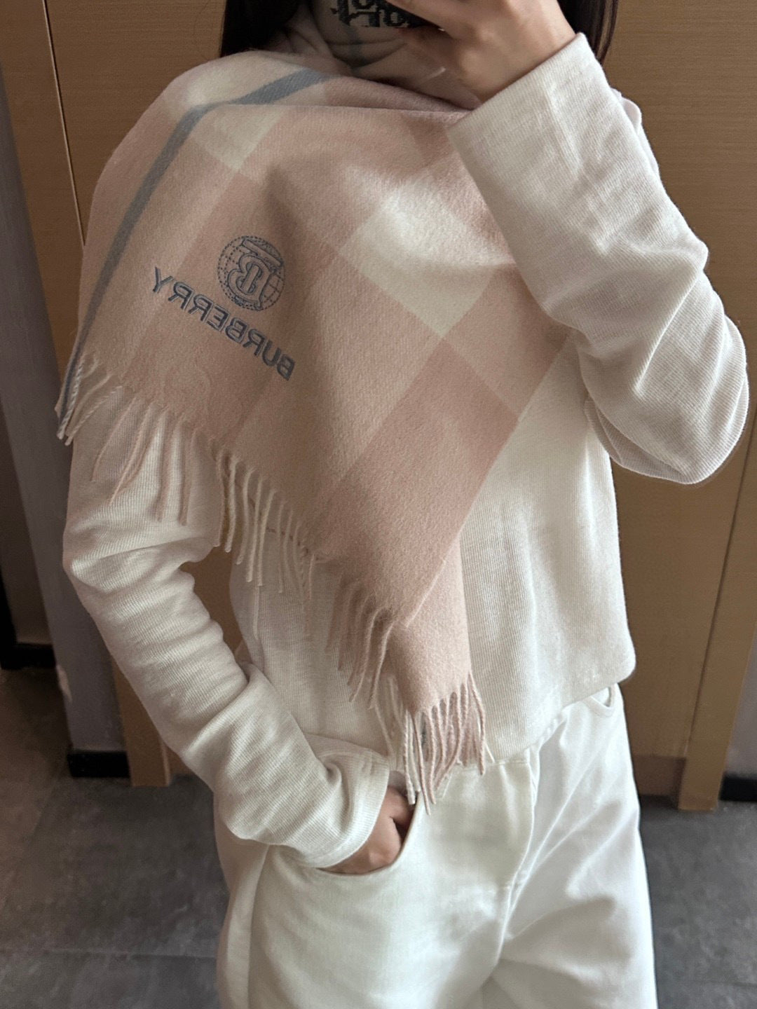 BURBERRY 26S SCARF 180CM IN CASHMERE 192541