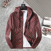 LV HOODED JACKET CONGO BROWN 238978