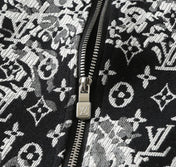LV SHIRT JACKET IN BLACK MIX WHITE MONOGRAM JACQUARD FABRIC 238989