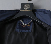 LV NAVY BLUE MONOGRAM HOODED JACKET 238985