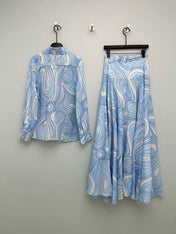 ZIMMERMANN 26S SHIRT AND SKIRT SET STYLE 116