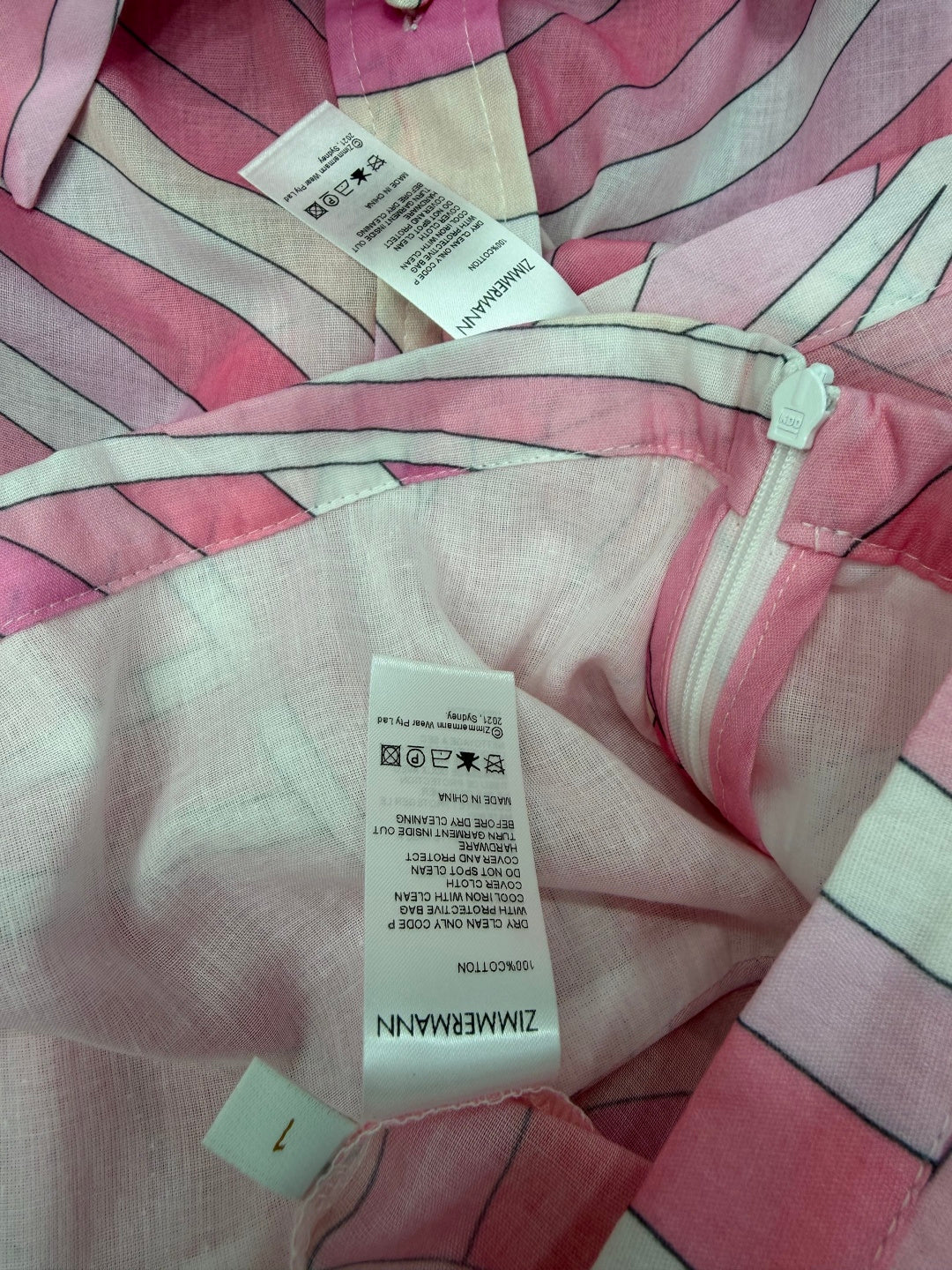 ZIMMERMANN 26S SHIRT AND SKIRT SET STYLE 115
