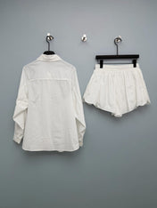 ZIMMERMANN 26S SHIRT AND SHORTS SET STYLE 105