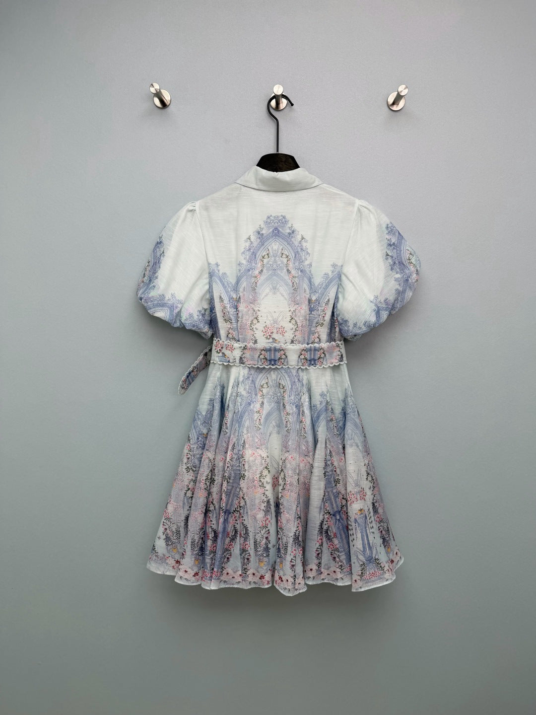 ZIMMERMANN 26S PUFF SLEEVE SHIRT DRESS STYLE 100