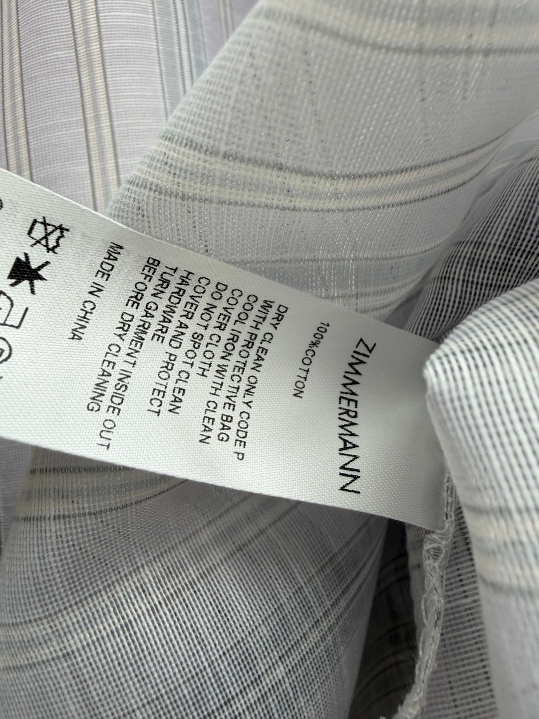 ZIMMERMANN 26S SHIRT DRESS STYLE 97