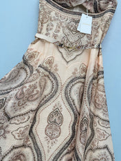 ZIMMERMANN 26S PATTERNED SPAGHETTI STRAP DRESS STYLE 96