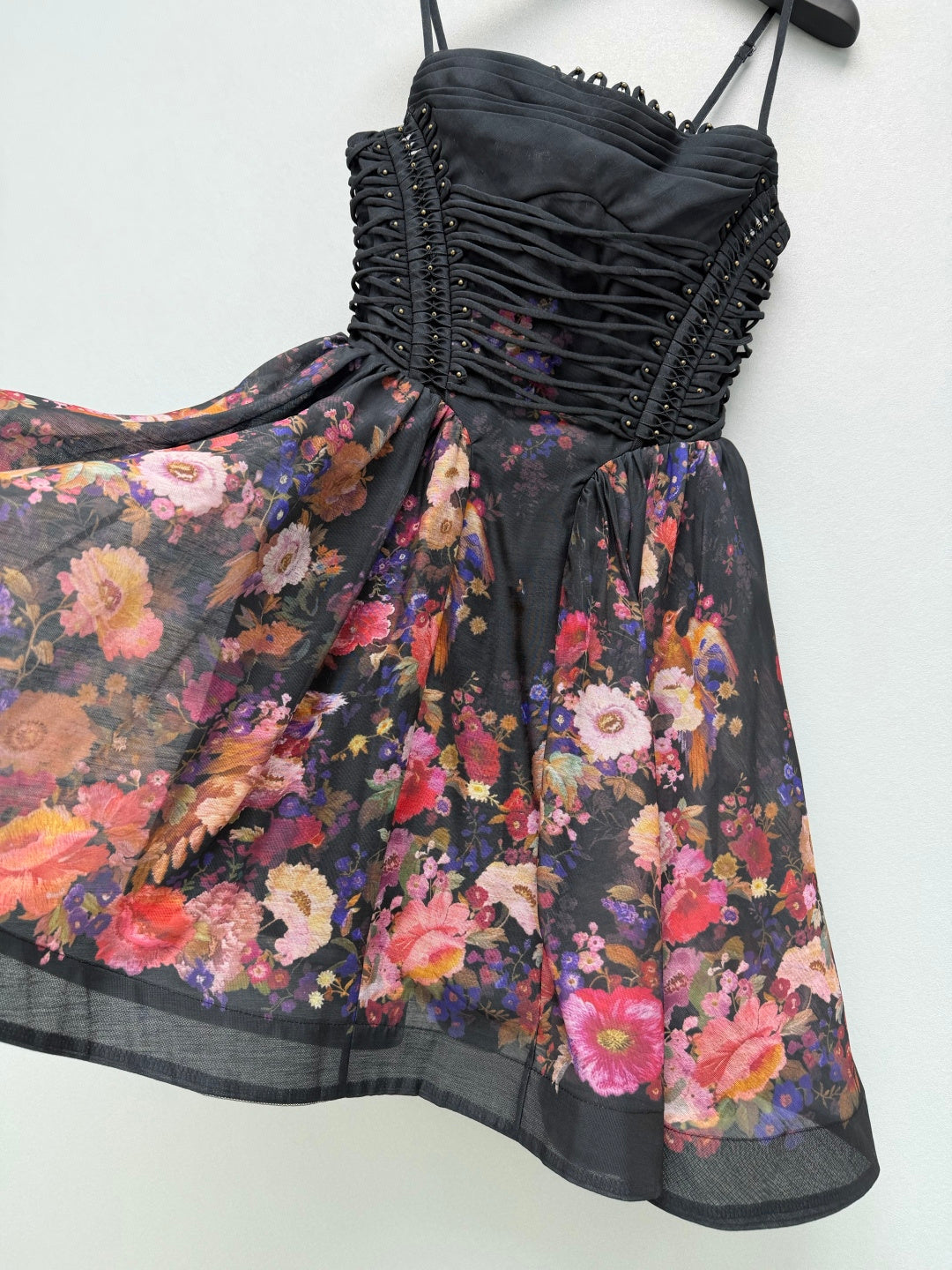 ZIMMERMANN 26S PATTERNED CAMI DRESS STYLE 66
