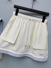 MIUMIU 26S TOP AND SKIRT SET STYLE 1083