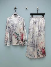 ZIMMERMANN 26S SHIRT AND LONG PANTS SET STYLE 31