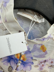 ZIMMERMANN 26S PATTERNED TOP AND SKIRT SET STYLE 24