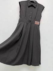 LOEWE 26S SLEEVELESS SHIRT DRESS 346