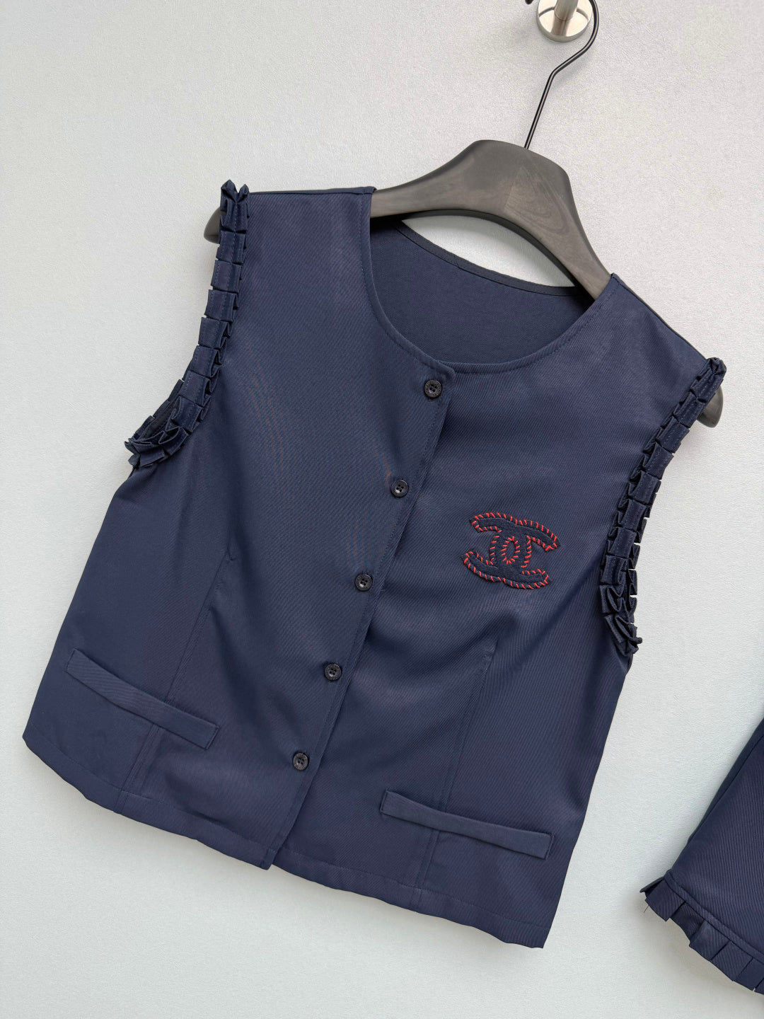 CHANEL 26S VEST TOP & SHORTS SET STYLE 1175