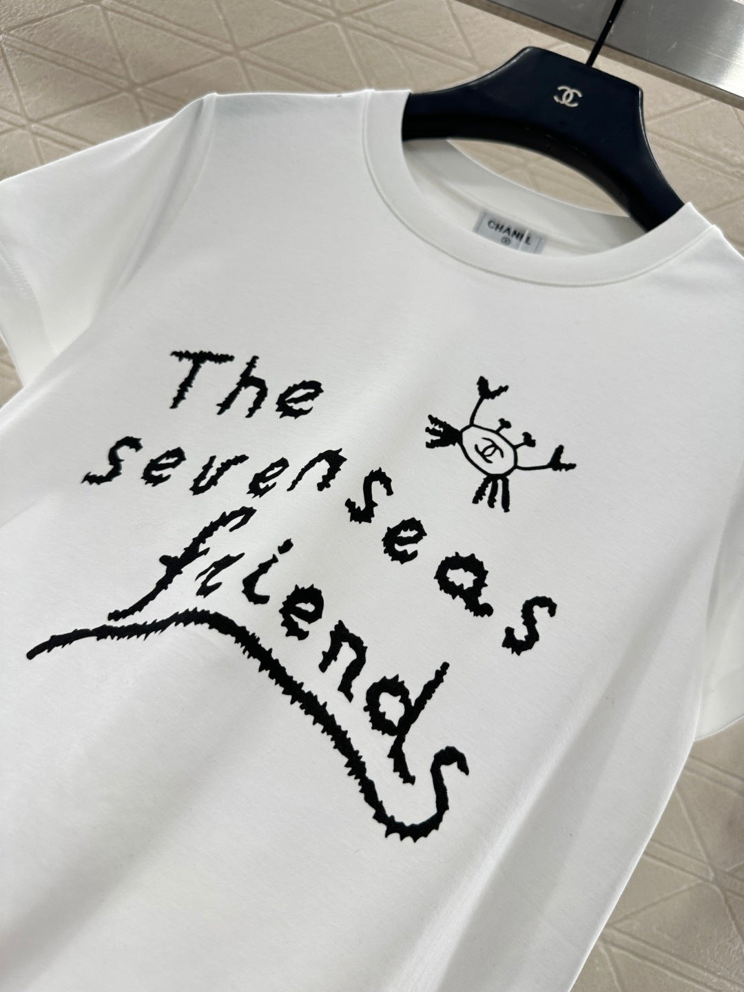CHANEL 25S CREW NECK T-SHIRT 458
