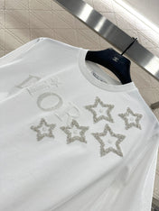 DIOR 25S ROUND-NECK SEQUIN T-SHIRT 731