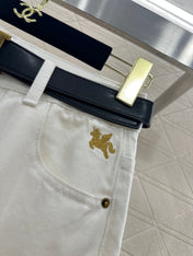 HERMES 25S HIGH-WAIST STRAIGHT JEANS 353