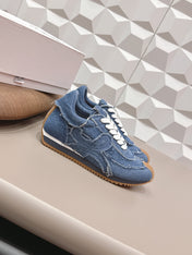 LOEWE 26S FLOW RUNNER SNEAKER IN BLUE DENIM