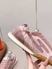 HM 26S BOUNCING SNEAKERS IN PINK NYLON AND SUEDE