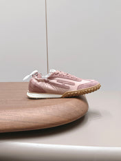 HM 26S BOUNCING SNEAKERS IN PINK NYLON AND SUEDE