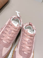 HM 26S BOUNCING SNEAKERS IN PINK NYLON AND SUEDE