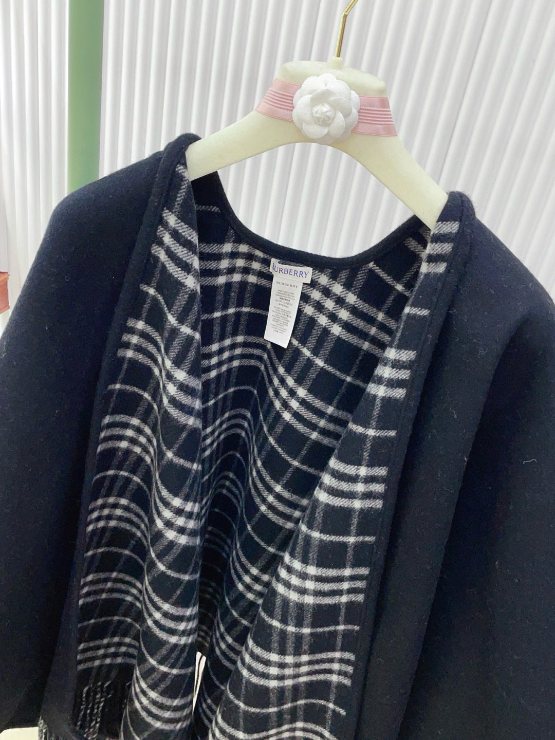 BURBERRY 25S DOUBLE-FACED CASHMERE COAT 207