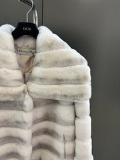 DIOR 25S RABBIT FUR JACKET 738