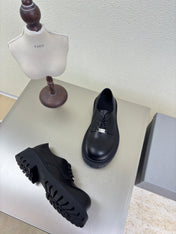 STOMPER DERBY IN BLACK SOFT LAMBSKIN