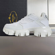 PRADA 26S CLOUDBUST THUNDER SNEAKERS 60MM IN WHITE MESH FABRIC AND TPU