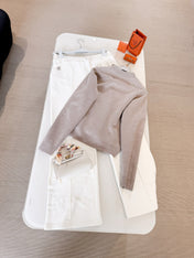 HERMES 25S ZIP-UP KNIT SWEATER 265