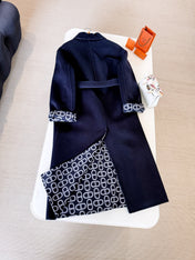 HERMES 25S BELTED CASHMERE PEACOAT 269