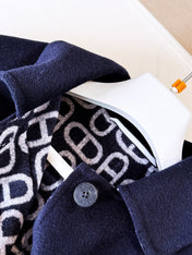 HERMES 25S BELTED CASHMERE PEACOAT 269