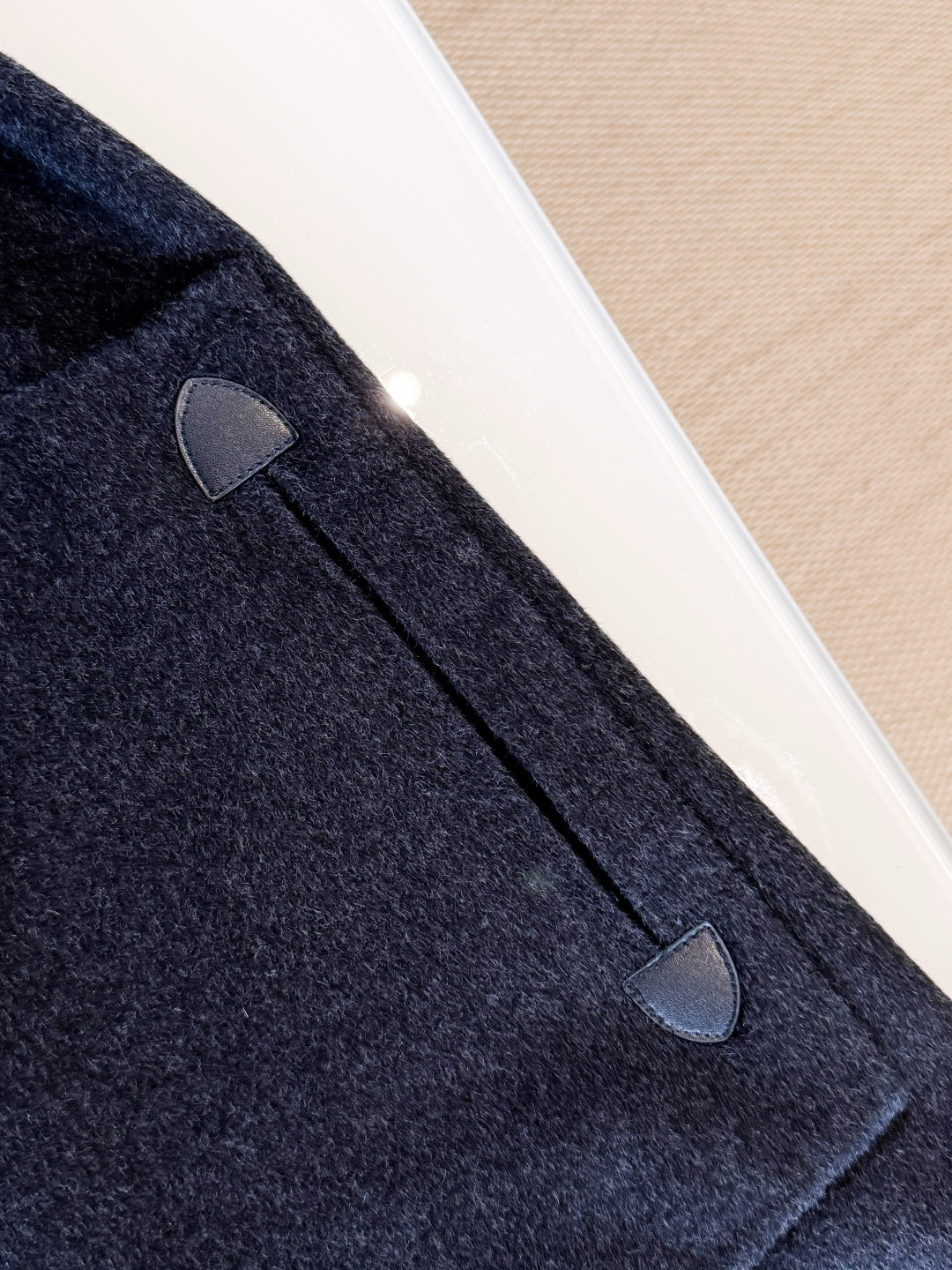 HERMES 25S LONG STAND-COLLAR CASHMERE COAT 257