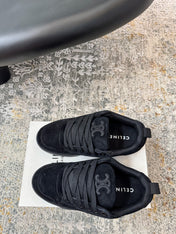 CELINE 26S SNEAKER IN BLACK SUEDE