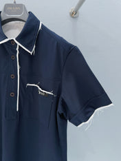 PRADA 26S SHORT SLEEVED POLO SHIRT 809