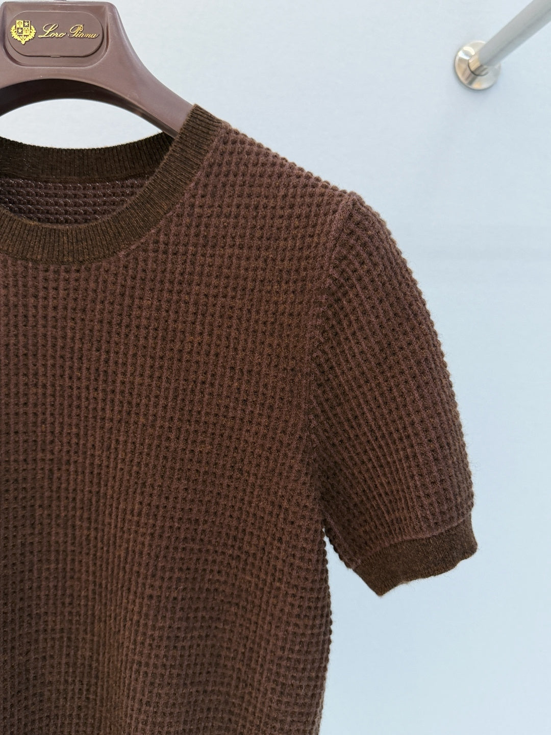 LORO PIANA 26S SHORT SLEEVE KNIT T-SHIRT 692