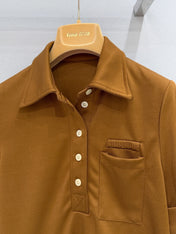 MIUMIU 26S SHORT-SLEEVE POLO T-SHIRT STYLE 1102