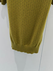 MIUMIU 26S SHORT-SLEEVED KNIT POLO SHIRT STYLE 1062