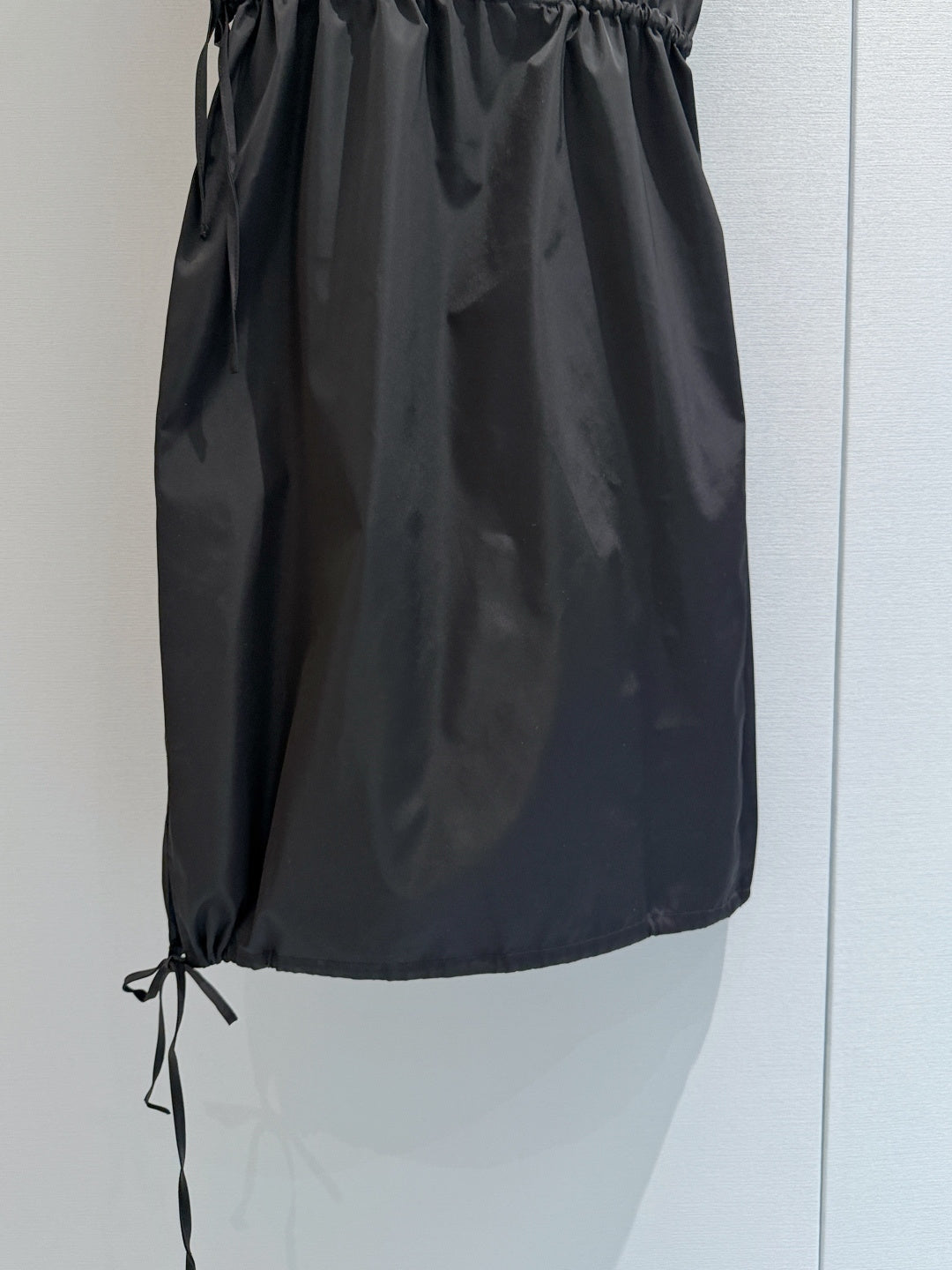PRADA 26S SLEEVELESS DRAWSTRING DRESS 1182