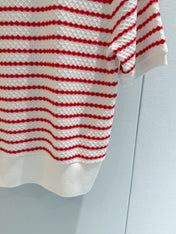 THOM 26S SHORT-SLEEVE KNIT TOP STYLE 194
