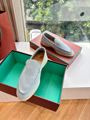 LP LOAFERS 25S IN DUSTY GREEN GRAY CASHMERE