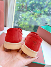 LP LOAFERS 25S IN RED CASHMERE