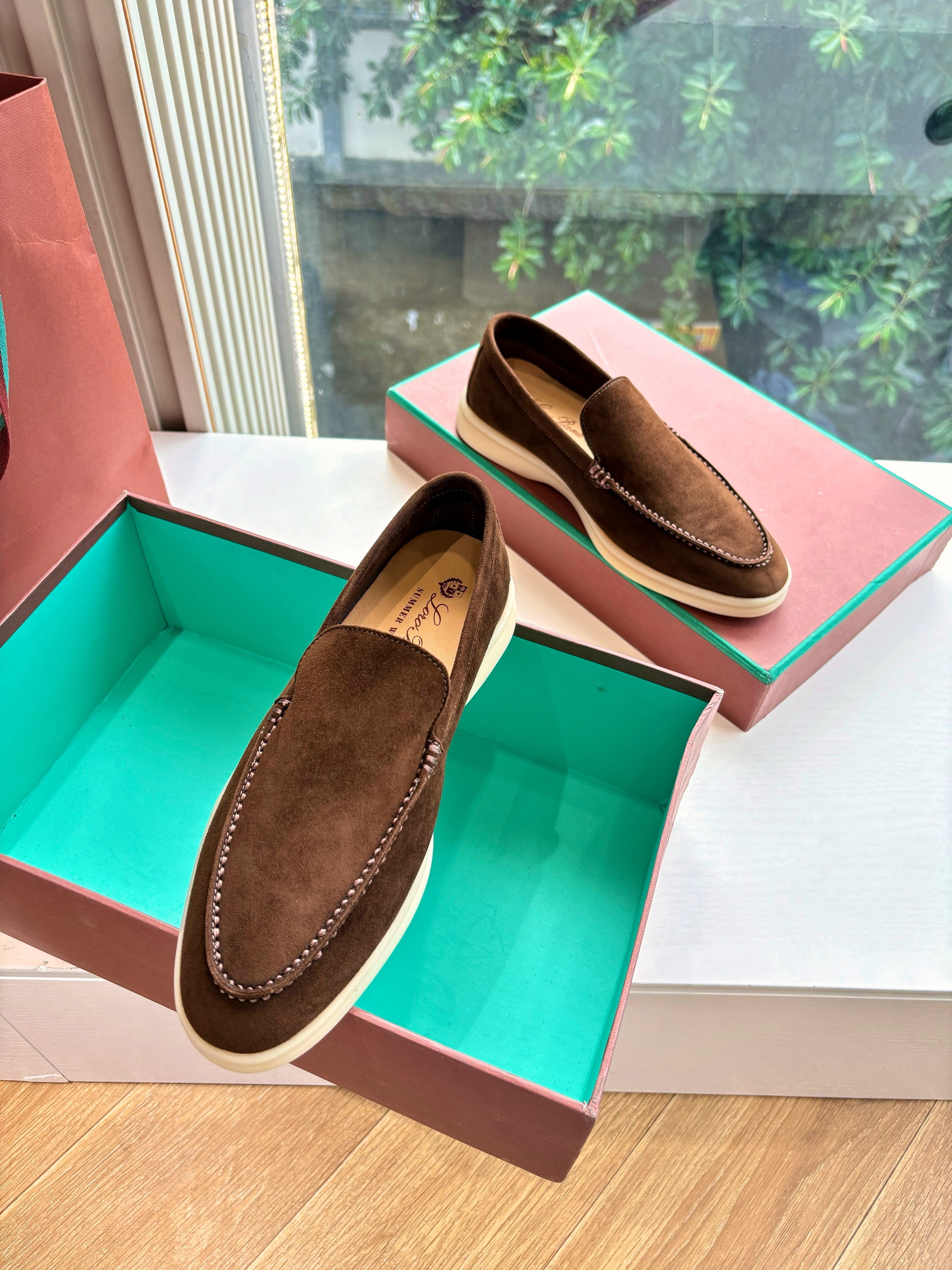 LP LOAFERS 25S IN BROWN CASHMERE
