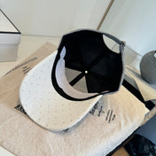 CHANEL 26S CRYSTAL-EMBELLISHED BASEBALL CAP 337800