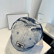 CHANEL 26S DENIM BASEBALL CAP 337805